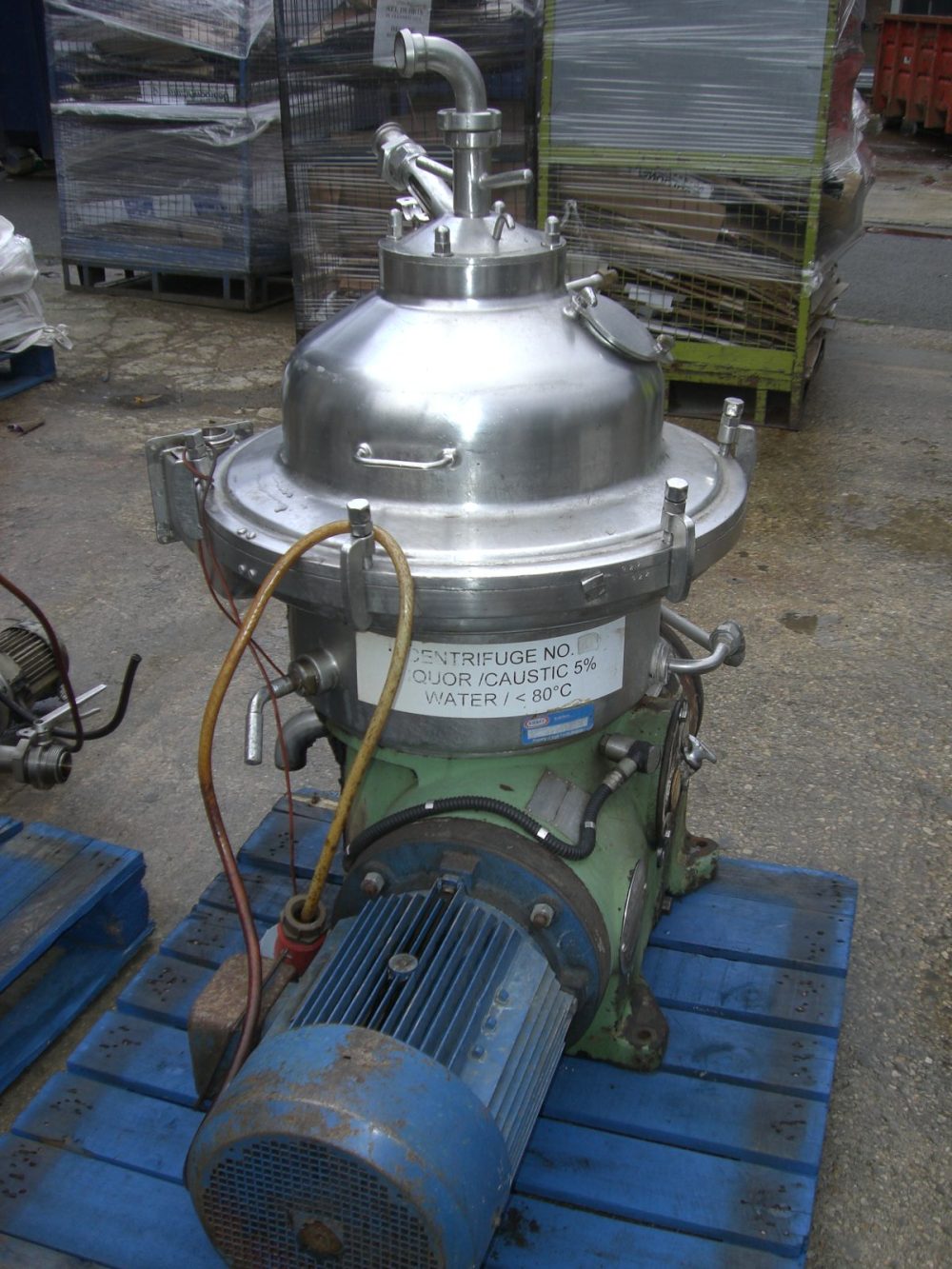 Westfalia Model SA 20-06-076 Stainless Steel Clarifier Centrifuge