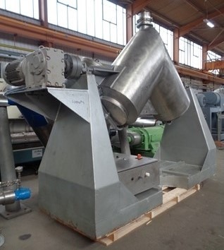 Used 510 Litre Alfa Laval Stainless Steel V Blender